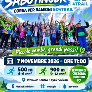 Corsa per bambini GO4Trail SABOTINCEK